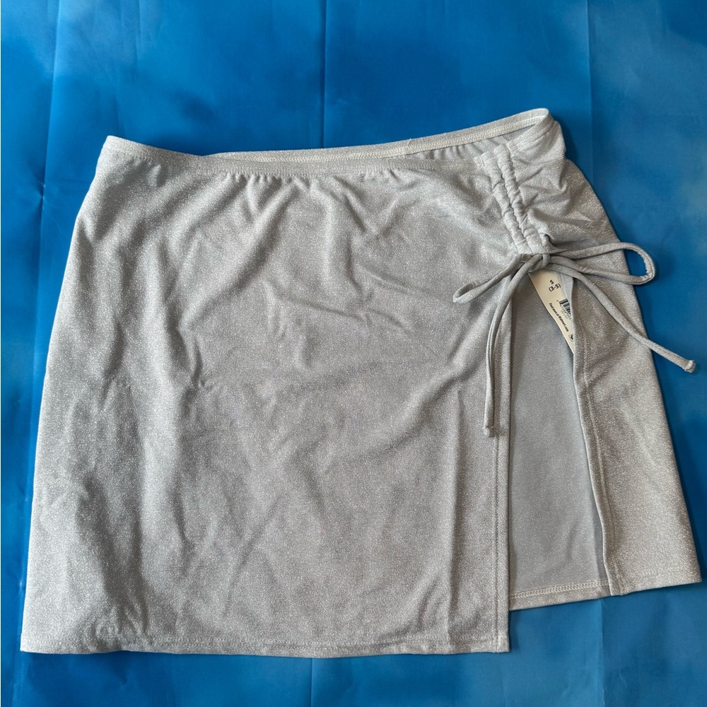 NOBO Gray Wrap Mini Skirt Casual